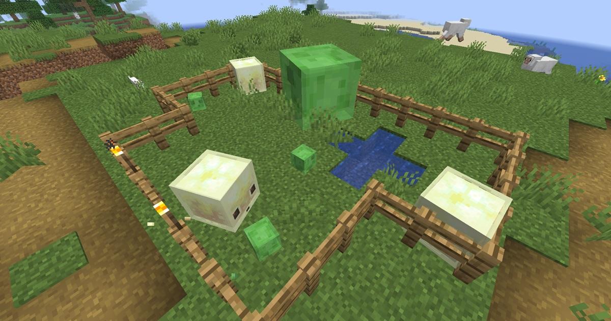 サルファーキューブの大型・小型サイズ比較（マイクラ）