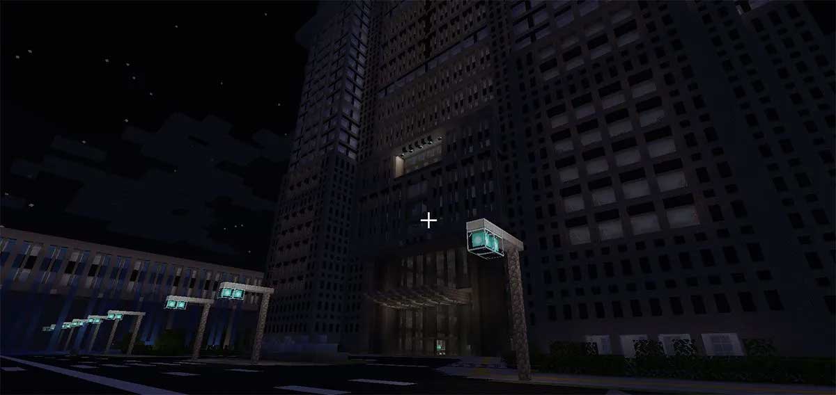 マイクラ配布ワールドの見て楽しむ美麗な建築ワールド画面