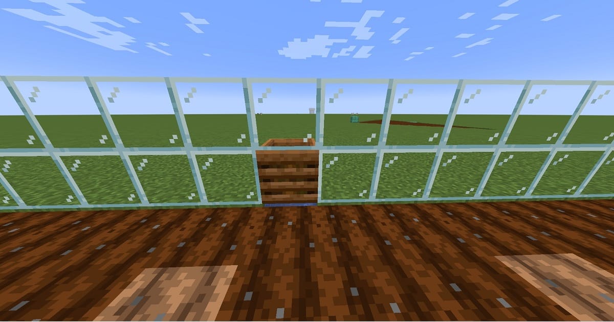 マイクラ全自動骨粉製造機手順16各区画に農民を就職させるゲーム内画面