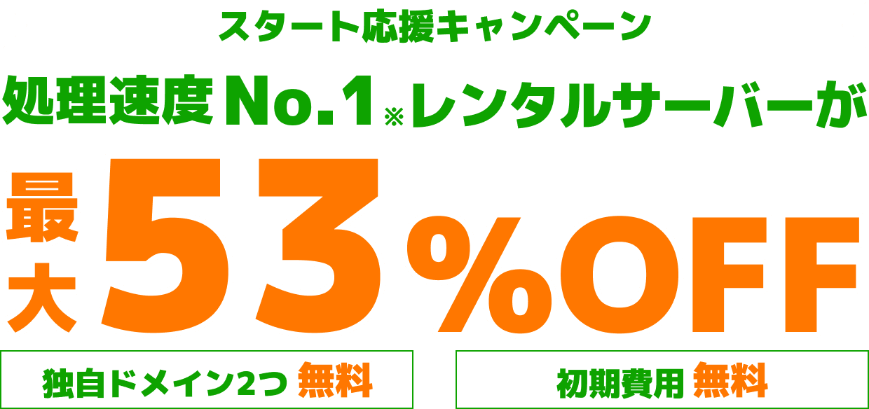 WINGパック「ベーシックプラン」で12ヶ月、24ヶ月、36ヶ月契約を新規でお申込みいただくと、対象プランがConoHa WING通常料金より最大53%OFFでご利用いただけます。